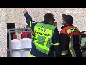 Gasflasche explodiert in Wohnhaus