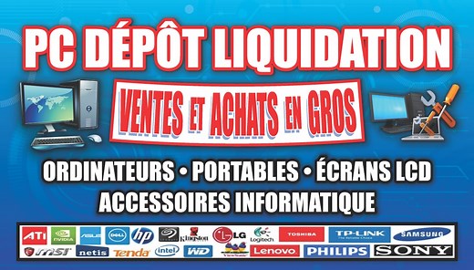 Used computers | Used laptops | PC DÉPÔT LIQUIDATION