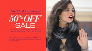 Lane Bryant The Most Wonderful 50% off Sale TV Commercial