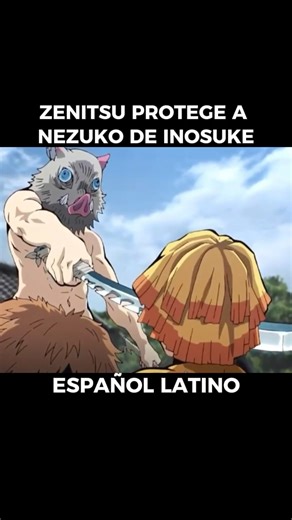 42K views · 1.9K reactions | ZENITSU PROTEGE a NEZUKO de INOSUKE en DEMON SLAYER #anime #manga #kimetsunoyaiba #demonslayer | Fans del Anime | Facebook