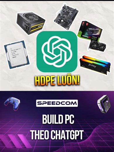 Build PC theo CHATGPT có ổn không anh em nhỉ? #pcgaming #speedcomputer #pctips