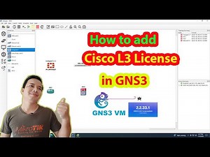How to add Cisco L3 License in gns3