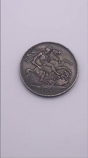 1899 Victorian Silver Crown