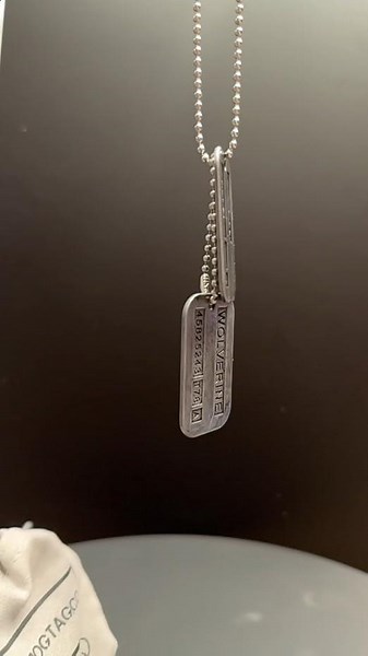 'Wolverine' Logan Military Dog Tag Movie Inspired Tags