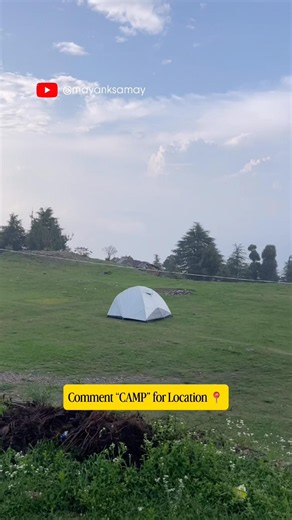 This is the Best place to Camp in Mussoorie