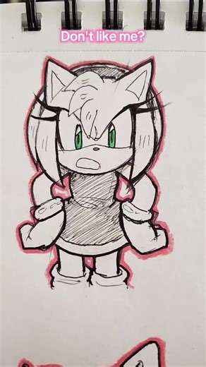 @giratina.fan on Instagram: "Common Amy W #amyrose #sonicthehedgehog #myart #sonic #art"