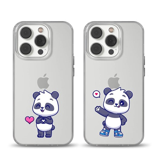 Cute Bear Phone Case for Couples, Compatible With iPhone 16e, 17 Pro Max, Samsung S25 Edge,pixel 10, 9A, Lightweight Gel Cover, Clear Design - Etsy Ireland
