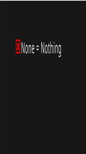 Python: None ≠ Nothing Explained