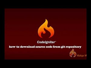 CodeIgniter Tutorial : How to Download Source Code From Git Repository