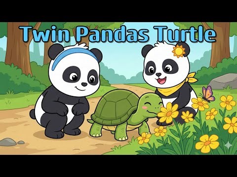 Twin Pandas Turtle