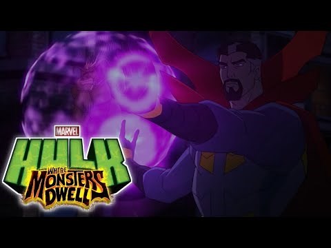 Dr. Strange saves the cursed monsters. | HULK Where Monsters Dwell