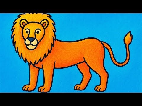 How to draw Lion| Easy Lion drawing Eye-Catching Artwork
