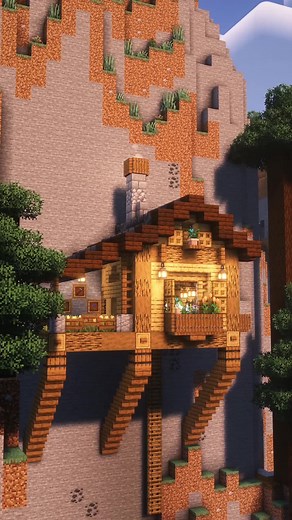 Exploring Minecraft: Easy Cliffside House Tour