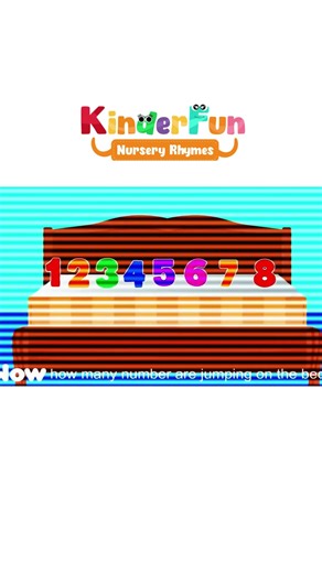 10 Little Numbers Jumping on the Bed Remix | Fun Counting Song for Kids