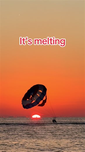 Sunset #beauty #sunset #risk #ocean #parasailing