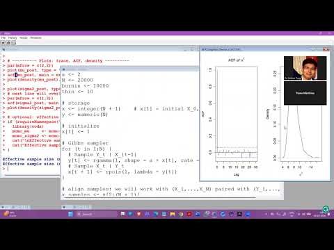 Lecture-5 Bayesian Inference: R codes Hierarchical Bayes models Gibbs Sampler inverse CDF N-R method