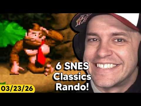 Starting Donkey Kong Country in this HUGE SNES Classics Randomizer!