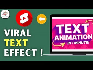 How To Make Animated Text for Shorts | Text Animation 2025