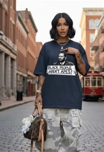 BLACK PEOPLES AREN’T APES💪🇺🇸. We can do it together💪🔥.#trump #blackpeople #usa #algreen #blackhistory