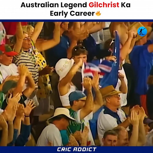 Australian Legend Gilchrist Ka Early Career 🔥 . . #newvideo #cricaddict #virals #cricket #newreel | CricAddict