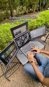 16K reactions · 524 shares |  Bigger screens, bigger power! Four 15.6 inch large Full HD screens turn your laptop into a workstation in seconds. Plug-and-play with USB-C/HDMI — perfect for work, trading, gaming and more.  Upgrade to the big screen experience today! | FOPO | Facebook