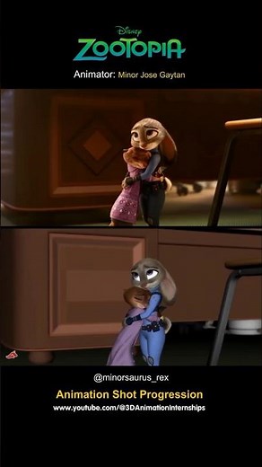 Zootopia | Otterton & Judy Hopps Shot progression #shots