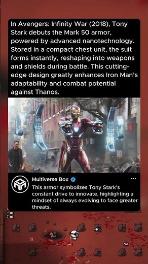 Avengers: Infinity War (2018) - The Armor That Reflects Tony Stark’s Genius