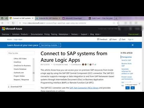Integrating with SAP from PowerApps & Flow using Azure Logic Apps