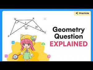 Geometry angle question explained | Grade 5 math