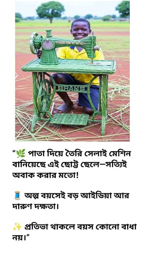 “Brilliant Kid Builds a Fully Working Sewing Machine Using Leaves | Incredible Talent You Must See”