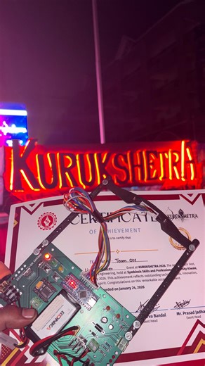 Team STES Robotics 🇮🇳 on Instagram: "From raw code and circuits to a flawless run 🏁 This Line Follower Bot didn’t just track the path, it dominated it. Countless tests, fine tuning, and late-night debugging paid off with a 🏆 Competition WINNER | Robotics⚡ This is what passion + precision looks like. . . . . . #robotics#linefollowerbot#roboticsengineering#engineeringlife#engineeringstudent#arduino#electronics#roboticsproject#stem#techinnovation#competitionwinner#firstplace#winnerreel #enginee