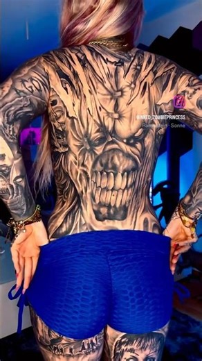 Check Out Beautiful Tattoo Model: @inked_zombieprincess