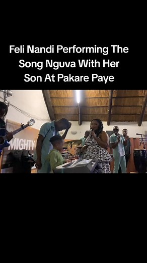 Feli Nandi and Her Son Perform the Song Nguva at Pakare Paye