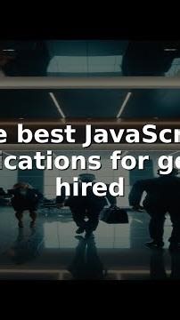 The best JavaScript certifications for getting hired #Shorts