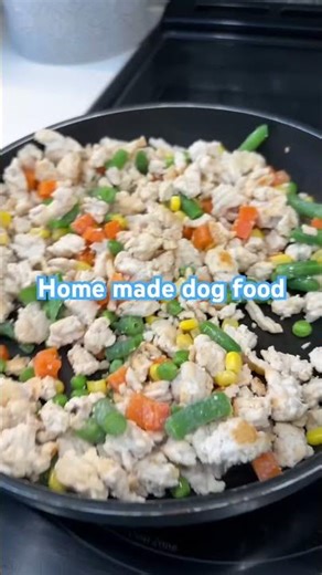 5 minutes to make your dog's entire meal #dogfood #easy #homemade