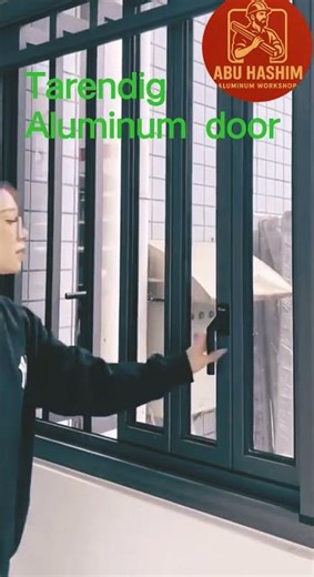 Modern Aluminium Sliding Door Design #tarending #vlog #status