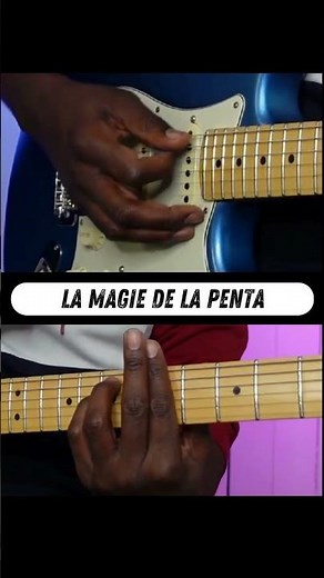 La magie de la pentatonique !#guitare théorie #music #musique