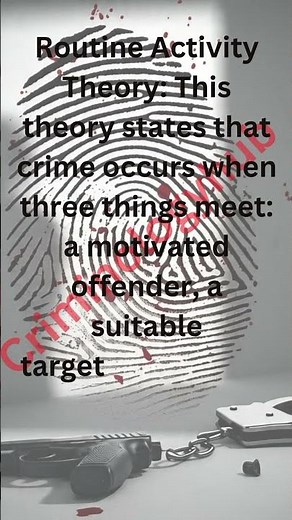 Routine Activity Theory.