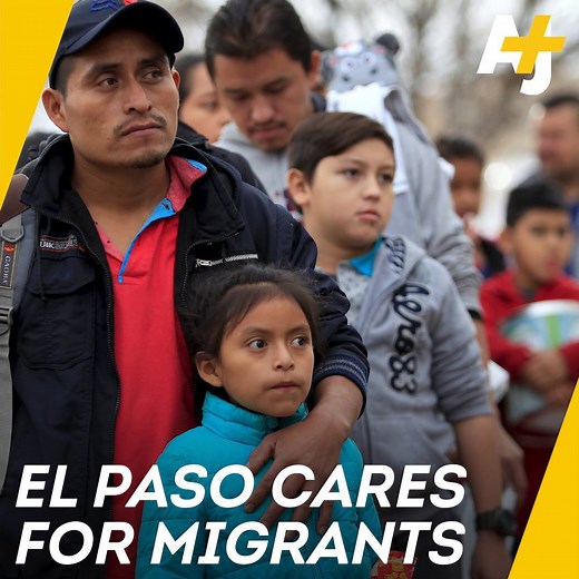 202K views · 729 reactions | ICE has been dropping off asylum seekers in El Paso, Texas since October. Local shelters are full, and many need food, water, and warm clothes. | AJ+ | Facebook