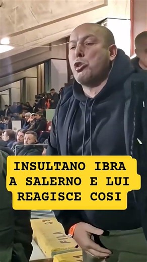 GUARDATE COME REAGISCE IBRA AGLI INSULTI 📍 #shorts #ultras