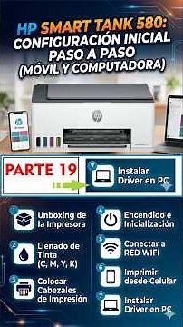 P19 Descargar e Instalar Driver IMPRESORA HP SMART TANK 580 #printer #servitecuribe #hpsmart