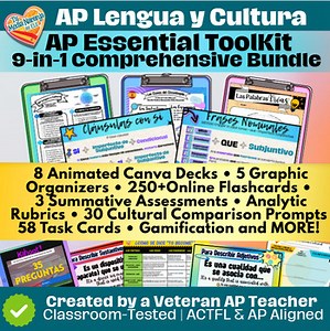 AP Spanish Essential Toolkit | Vocabulario | Gramática | Temas | Cultura