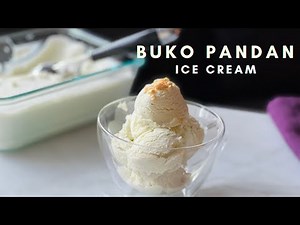 Buko Pandan Ice Cream Recipe