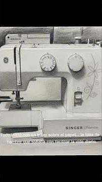 SINGER promise De papel a realidad evolución de la máquina de coser #singer #costura #mantenimiento