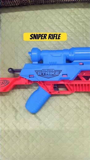A sniper rifle battle ? Nerf Wolf LR-1 #dartimpact #nerf #xshot #dartzone #shorts #pov