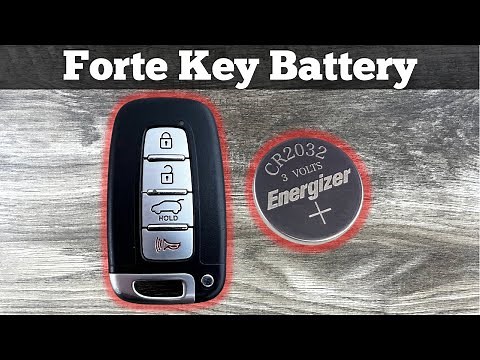How To Change A 2011 - 2013 Kia Forte Remote Key Fob Battery - Remove & Replace Batteries