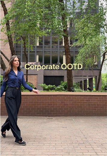 Corporate OOTD: Stylish Office Work Clothes for Summer Courtyard