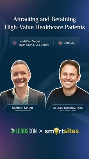 SmartSites CEO Michael Melen & Dr. Alex at LeadsCon Las Vegas 2026 🔥
