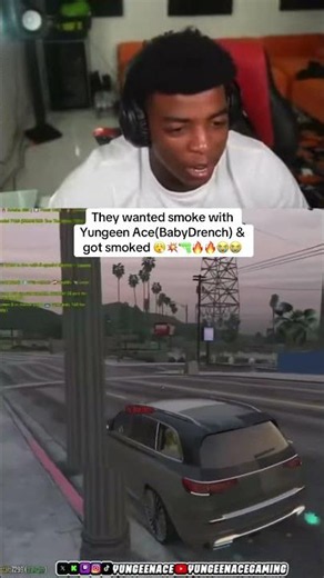 Yungeen Ace FIVEM Cheats ALLEGATIONS Continues 🤣 #yungeenace #gtarp #fivem #shorts