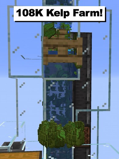 Building a 108K Kelp Farm in Donut SMP